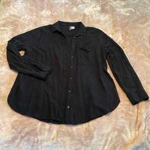H&M Viscose black long sleeve.